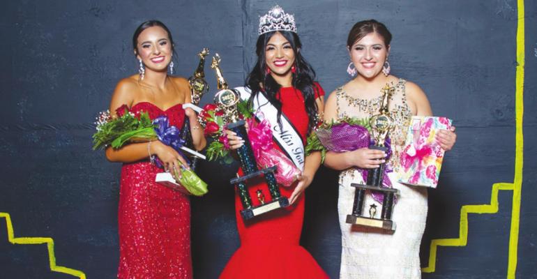 From left to right: Runner-up Ysabella Sanchez, Miss Fort Stockton Gabriella Renteria, second runner-up Izabella Diaz. Photos by J&B Photography