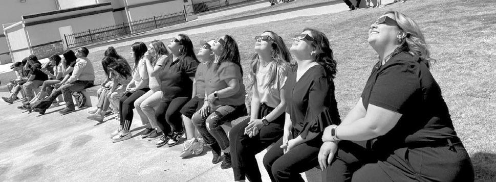 The City of Fort Stockton hosted an employee appreciation Solar Eclipse viewing luncheon on Monday April 8th at Hodges Pavilion. Hot Dogs and hamburgers were served for the solar spectacle.