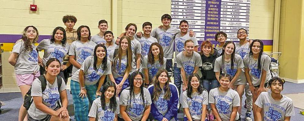 The Fort Stockton Blue Wave swim team competed in its first meet of the season Sept. 23 and will be at UTPB in Odessa this Saturday. Courtesy photo
