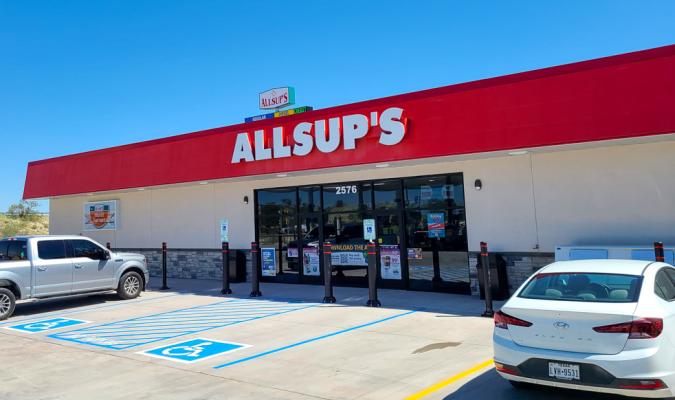 Allsup’s in Fort Stockton gave a $1,250 donation to the Fort Stockton Police Department during their grand opening earlier this year. File Photo