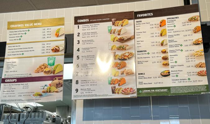 Taco Bell will add digital menu boards by the end of January due to supply chain issues.