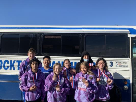 Eight of Fort Stockton's nine swimming and diving regional qualifiers 